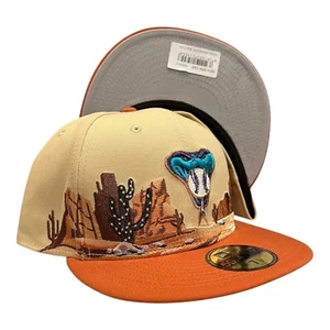New Era Arizona Diamondbacks 59FIFTY Fitted Hat Cap Landscape Desert Pack 7 3/4 - Picture 1 of 9