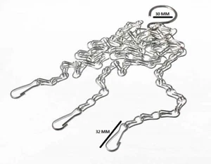 24 De Cesta Colgante Inchain 35.6cm BZP Resistente A La Intemperie Chapado - Imagen 1 de 1