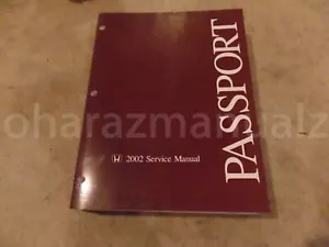 2002 Honda Passport Service Manual OEM - Picture 1 of 1