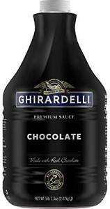 Ghirardelli premium sauce net wt 5 lb 7.3 Oz Chocolate 87.3 Oz
