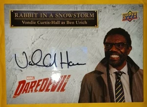 🔥💥2018 UD DAREDEVIL VONDIE CURTIS-HALL AUTOGRAPH BEN URICH💥🔥 SS-CH - Picture 1 of 2