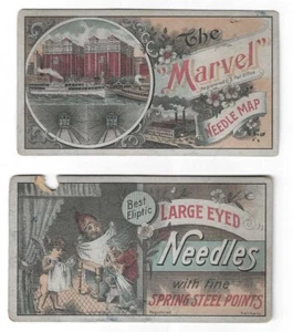 Die ""Marvel"" Nadelkarte - Nadeletui - tolle Bilder! - Abdeckungen getrennt - Bild 1 von 2