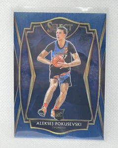 Aleksej Pokusevski 2020-21 Panini Select Premier Level azul #176 RC OKC Thunder - Imagen 1 de 2