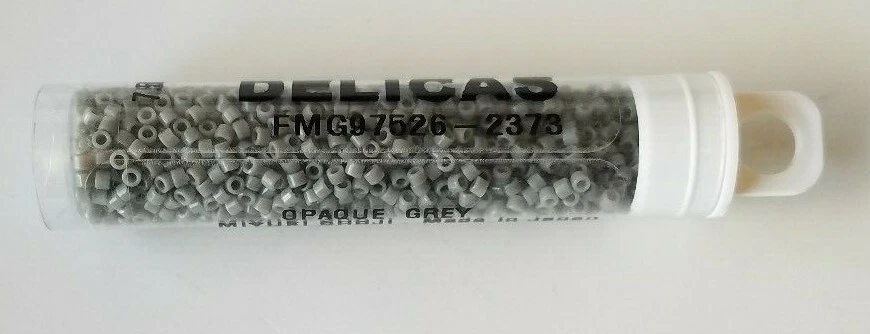 Miyuki Delica 11/0 - Gris opaco - 7,5 gramos (0731)  Foto 1 de 1