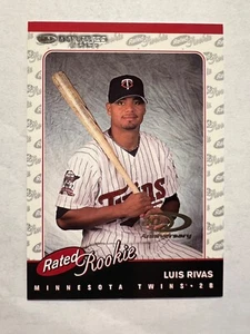 2001 Donruss #189 Luis Rivas RR #'d 268/2001 Twins - Picture 1 of 2