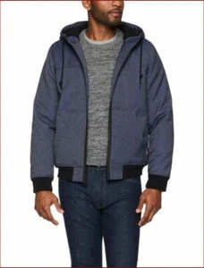 LEVI'S men jacket coat water resistant breathable blue black M MSRP $180 - Picture 1 of 12