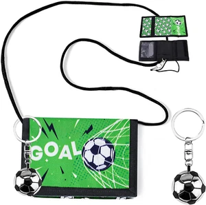 Geldbeutel Kinder Kinder Geldbeutel Jungs Fußball Motiv Fußball Brustbeutel Jung - Bild 1 von 8