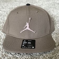 Nike Air Jordan Pro Jumpman Khaki Brown Snapback Hat Cap Adult OSFM AR2118-274