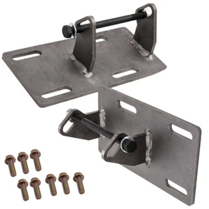 2x Engine Mount Adapter Plates Swap Kit for Chevrolet LS2 LS3 6.0 6.2 1973-1987 - Picture 1 of 11