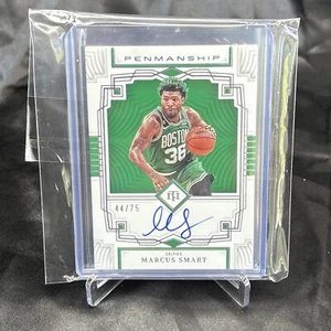 22-23 National Treasures MARCUS SMART Penmanship Signatures Auto #d 44 /75 SP - Picture 1 of 2