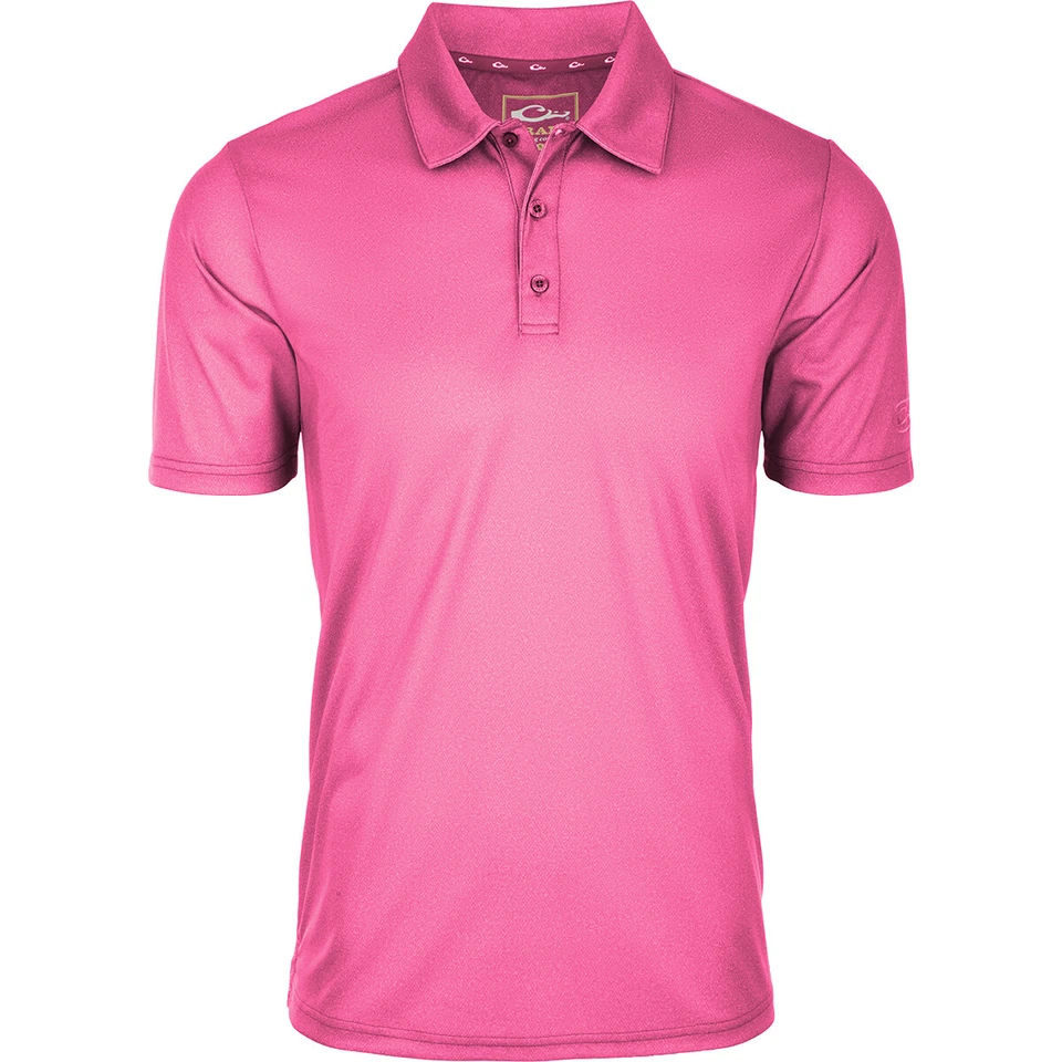 Рубашка поло с коротким рукавом Drake Waterfowl с потертостями - Изображение 1 из 1