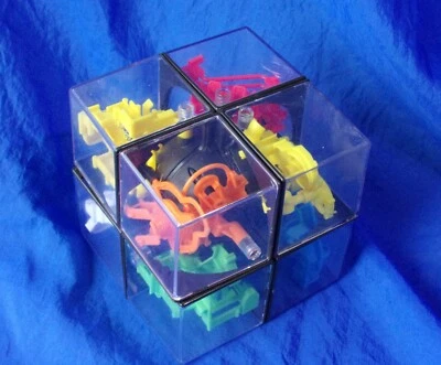 Laberinto rompecabezas híbrido Rubik’s Perplexus Mind Challending con 100 obstáculos Foto 1 de 3