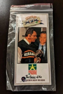 NFL Chicago Bears 1985 Super Bowl XX Campeones décimo aniversario Pin Ditka SGA - Imagen 1 de 2