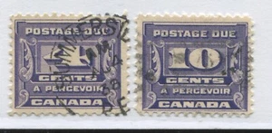 Canada 1933 Postage Dues 4 cents and 10 cents used - Picture 1 of 1