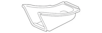 NEW OEM Ford 2000-2007 Taurus Front Center Utility Storage Tray YF1Z-5406202-AAA - Image 1 of 2