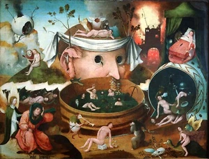 Hieronymus Bosch : The Vision of Tondal : 1500 : Kunstdruck in Archivqualität - Bild 1 von 4