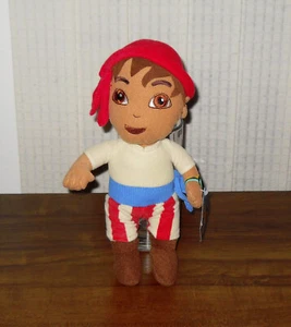 DORA THE EXPLORER GO DIEGO GO PIRATE CREW SHIP'S MATE 10.5" PLUSH DOLL NWT - Picture 1 of 1