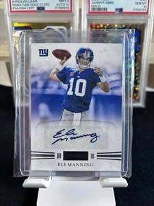 Panini Playbook 2012 Eli Manning automático #d 23/34 Giants patio #10 SSP raro - Imagen 1 de 2
