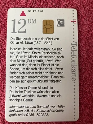 Alte Telefonkarte Otmar Alt  - Bild 1 von 2