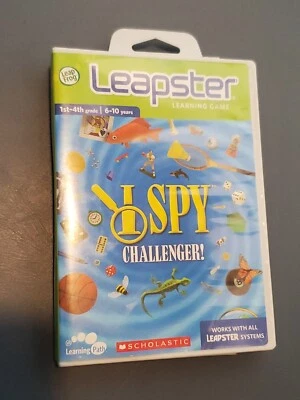 Leap Frog Leapster I Spy Challenger Cartridge 1st-4th Grade 6-10 Years & Instruc - Image 1 of 4