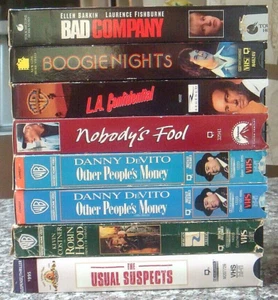8 Lot Assorted VHS Tapes Videos used - Bild 1 von 1
