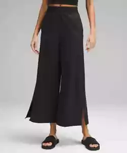 Lululemon Stretch gewebtes breites Bein Hochhaus Ernte, neu authentisch, Einzelhandel $ 148 - Bild 1 von 20