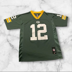 Green Bay Packers Jersey - Aaron Rodgers Number 12 Youth Size L - Picture 1 of 10