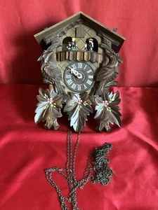 Germany Cuckoo Clock Mapsa Swiss Musical Movement Der-Frohliche Wanderer B10 - Picture 1 of 6
