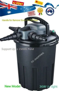 Jebao CBF-15000 Bio UV Outdoor Fish Pond Filter 36W + Backwash 15000L Pond - Picture 1 of 7
