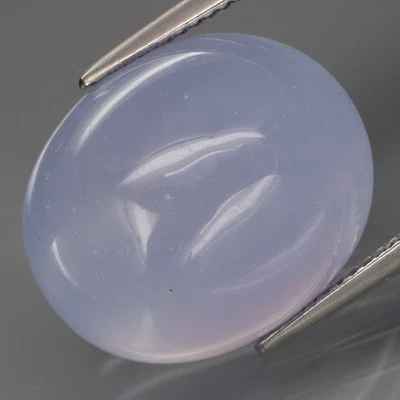 Cabujón ovalado Brasil calcedonia lavanda natural color deslumbrante 19,30 quilates Foto 1 de 4