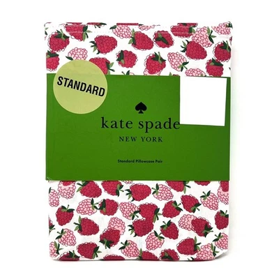 Стандартные наволочки Kate Spade New York малиновые нераспакованные 100% хлопок *ЧИТАЙТЕ* - Изображение 1 из 4