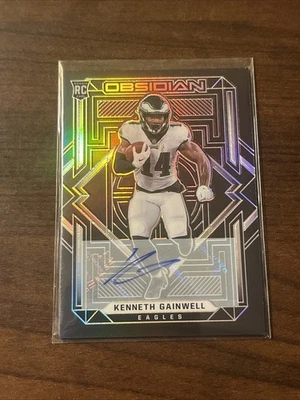 Kenneth Gainwell 2021 Obsidian Rookie Auto /199 #117 Rc - Image 1 of 2
