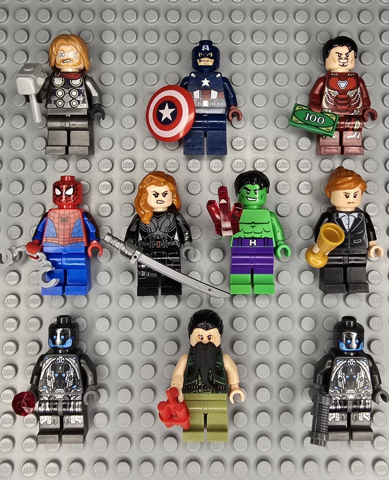 Lego Marvel Super Heroes Minifigures Lot and Accessories - Image 1 of 1