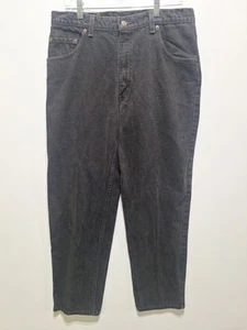 Vtg 90's Levis 560 Jeans Mens 36x30 Tapered Loose Fit Black Wash Baggy Denim Y2K - Picture 1 of 8