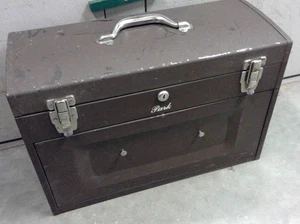 Vintage Park Mfg Co. 7 Drawer Machinists Tool Box Topper Steel Front Model 700 - Picture 1 of 16