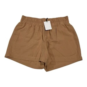 WT Hatch Maternity Asher Linen Shorts Size 2 Sandstone Pull-On MSRP $148 - Picture 1 of 13