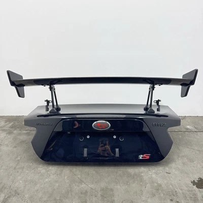 Subaru BRZ TS 2018 tapa de maletero completa con alerón alto de fibra de carbono STI OEM Foto 1 de 4