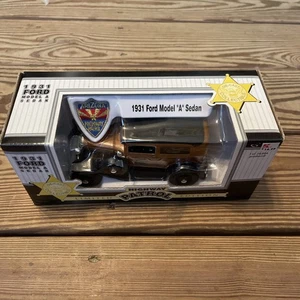 Liberty Classics - 1931 Ford Model A Sedan - Arizona Highway Patrol Diecast L.E. - Picture 1 of 6