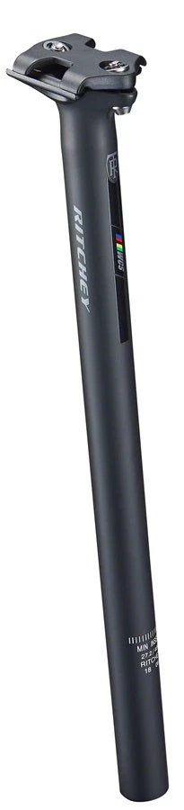 Ritchey WCS Zero Seatpost 30.9 400mm Zero Offset Matte Black 2 Bolt Clamp