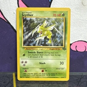 Pokemon Scyther 26/64 Jungle Non Holo Rare - Picture 1 of 2