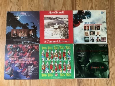 Lot OF 6 VINTAGE CHRISTMAS HOLIDAY LPs VARIOUS ARTISTS EX to NM  #8 - Image 1 of 4