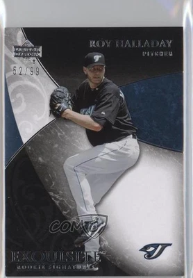2007 Upper Deck Exquisite Rookie Signatures /99 Roy Halladay #99 HOF - Image 1 of 2