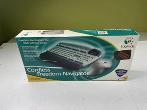Logitech Cordless Freedom Navigator Tastatur Rad Maus Empfänger Bedienungsanleitung Neu im Karton - Bild 1 von 5