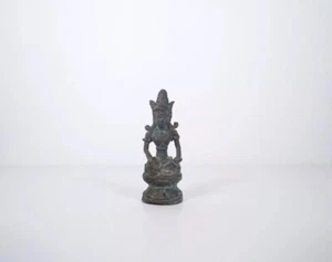 small antique bronze buddha - Picture 1 of 4