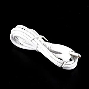 2x USB 2.0 Male to Right Angled 90Degree 3.5mm 1.35mm DC Power Plug Barrel Cable - Picture 1 of 2