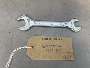 Llave inglesa vintage japonesa Yamaha Honda Suzuki Kawasaki herramienta genuina 14-17 - Imagen 1 de 6