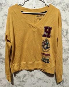HARRY POTTER pullover scollo a V oro felpa manica lunga piccola 4-6  - Foto 1 di 10