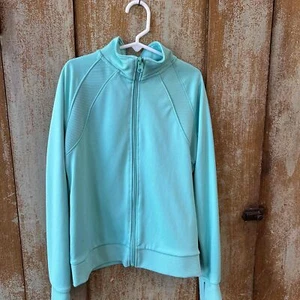 Champion Girls Green Gray Athletic Jacket Racerback Top Skirt Size Medium - Picture 1 of 10