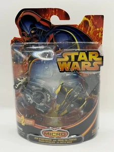 Star Wars Micro Machines Vehicles Anakin Jedi Starfighter Tri-Droid Fighter NIP - Picture 1 of 6