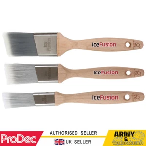 ProDec Paint Brush Ice Fusion Cutting In Long Handle Angled Sharp Lines Trade - Picture 1 of 12